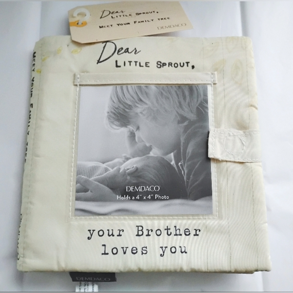 Demdaco Cream 📸 Baby Photo Album with Sentimental Text